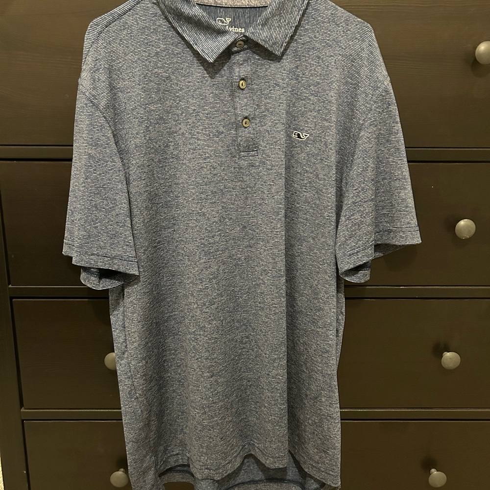 Vineyard Vines Men's Blue Polo Shirt